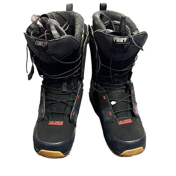 SALOMON DIALOGUE WIDE ART SNOWBOARD BOOTS SIZE‎ 8 - Picture 1 of 11
